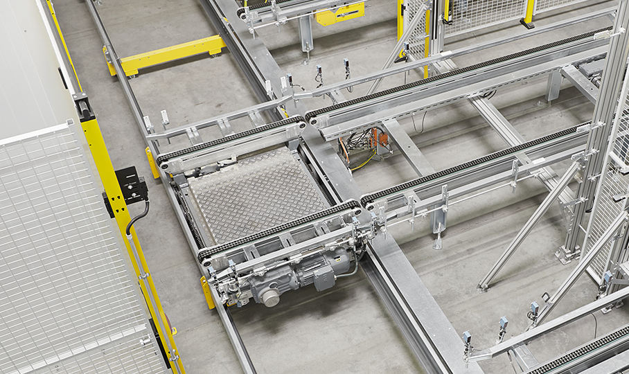 Fördertechnik Verfahrwagen DAMBACH Lagersysteme