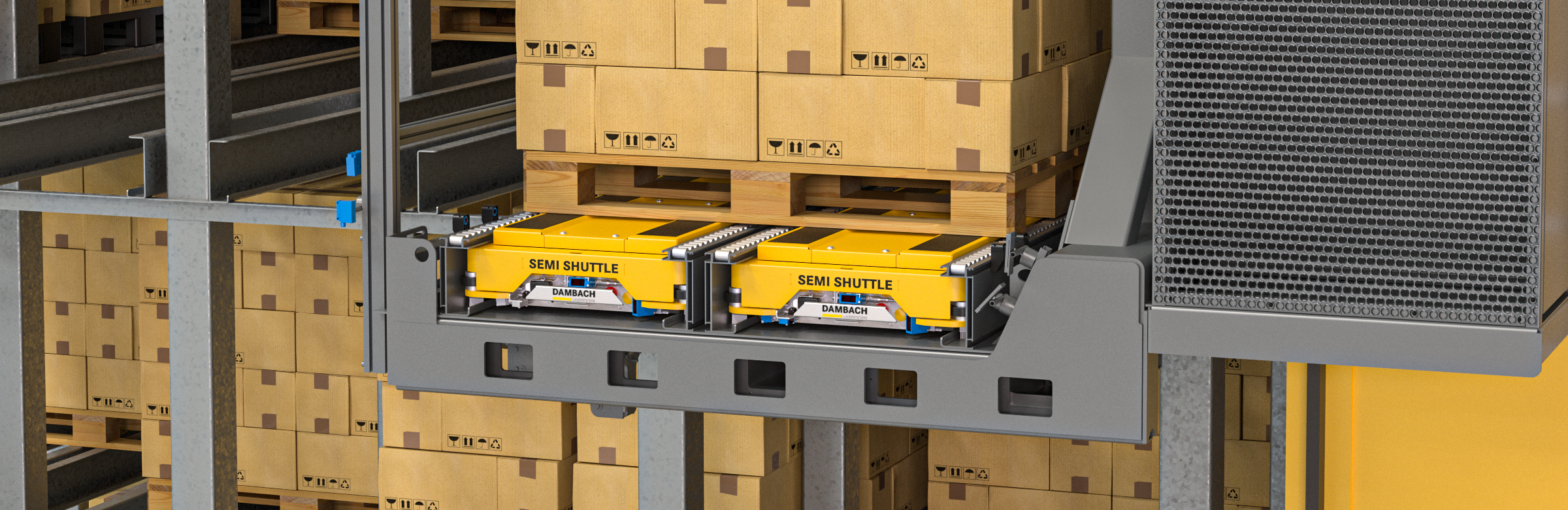 SEMI SHUTTLE DAMBACH Lagersysteme